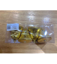 8cm亮光铃铛彩绘.4个/盒.10盒/中包.金色(含税 bruto)