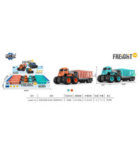 四驱动惯性合金车（拖板围栏车）6只