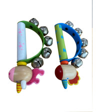 Wooden unicorn dragon handbells