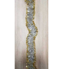 10cm 3m 彩条 银金(含税 bruto）