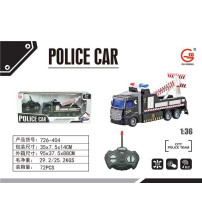 1:36 四通灯光 遥控平头交通救援清障拖车