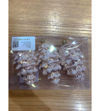 10CM亮光松果彩绘.3个/盒.10盒/中包.香槟(含税 bruto)
