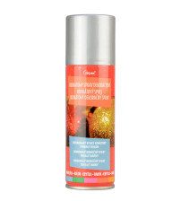 Brokatowy spray dekoracyjny srebrny