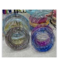 全透亮片圈（粉2 金2 银 2 彩2）90cm