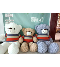 大横条毛衣熊 120cm（不含税 neto）