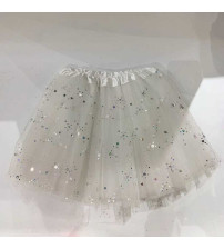 30cm冰丝裙白